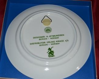 PLL #72 Decorative Plate - Marked on Back @ $10