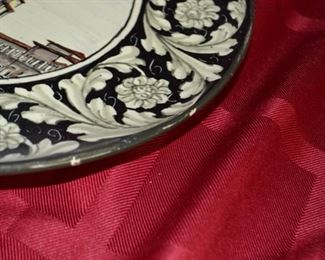 PLL #73 PLL #72 Decorative Plate - Marked on Back @ $10 / Slight chips to paint