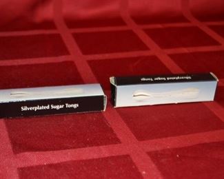 PLL #95 Silver-plated Sugar Tongs @ $5 both