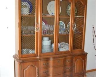 PLL #121 Basset Furniture Breakfront @ $200