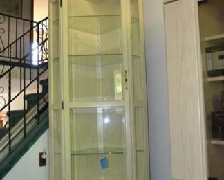 PLL #124 Two Corner Curio Cabinets @ $200 ea - Lights up