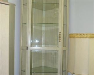 PLL #124 Two Corner Curio Cabinets @ $200 ea - Lights up
