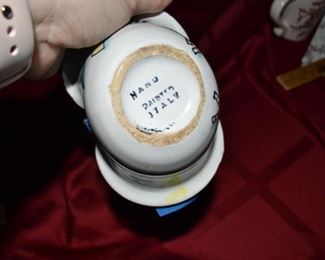 PLL #137 Italian Hand Painted Decorative Basket @ $10