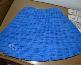PLL #162 12 pc Blue Place Mats $6