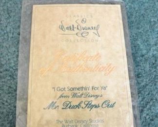 PLL #191 Disney Figurine "I got something' for ya " from Mr Duck Steps Out