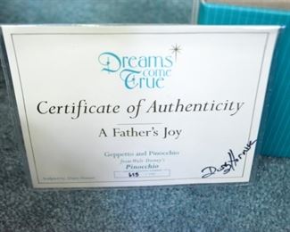 PLL 203 Disney Figurine "A Father's Joy" Pinocchio