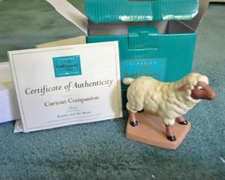 PLL 243 Disney Figurine " Curious Companion" Beauty & the Beast