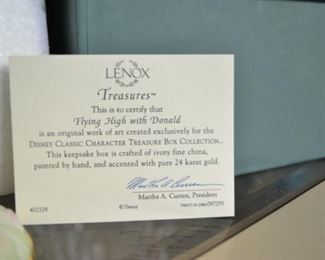 PLL 261 Lenox Treasures - Flying High with Donald
