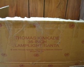 PLL 282 36" Thomas Kinkade Lamplight Santa $30