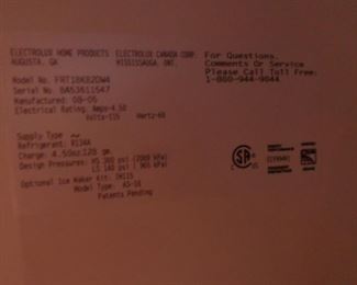 PLL 327 Refrigerator @ $125