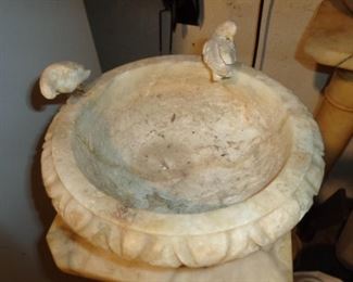 PLL 331 Marble Pedestal Bird Bath $150