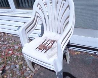 PLL 421 Set of 3 Plastic Chairs $10 for 3