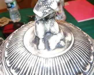 PLL 429 Unmarked Double handled Covered Urn @ $20