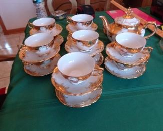 PLL 432 Tea Set Marked "Salvream" Bavaria @ $100