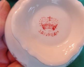 PLL 432 Tea Set Marked "Salvream" Bavaria @ $100