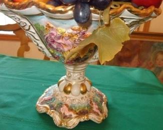 PLL 445 Capodimonte Footed Centerpiece Bowl @ $30