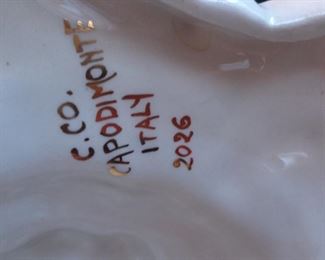 PLL 445 Capodimonte Footed Centerpiece Bowl @ $30