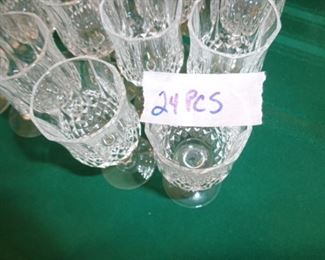 PLL 459 24 Piece Stemware $30 Set