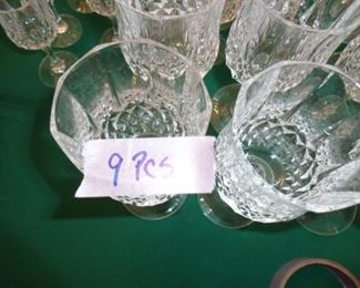 PLL 461 9 piece Stemware $15 Set