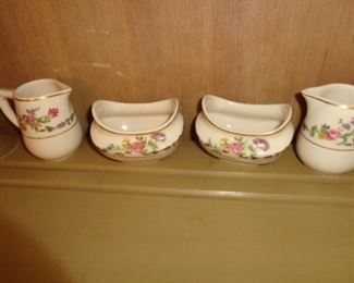 PLL 464 Lamberton Scammel for Waldorf Astoria Sugar and Creamer Sets @ $15 per set (2pc)