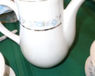 PLL 466 Yamaka China Blue Floral Coffee Set @ $35