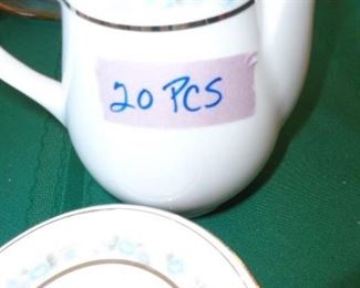 PLL 466 Yamaka China Blue Floral Coffee Set @ $35