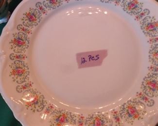 PLL 468 Set of 12 Plates marked Bavaria @ $30