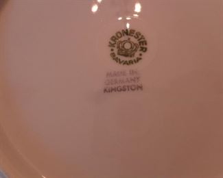 PLL 469 Set of 12 Bavaria Kronestar Plates @ $60