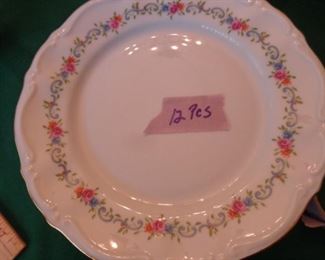 PLL 469 Set of 12 Bavaria Kronestar Plates @ $60