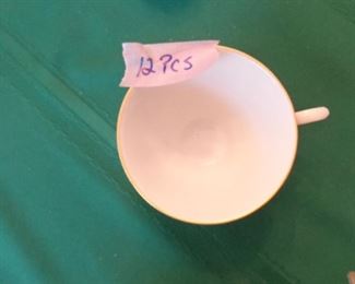 PLL 474 Set of 12 Teacups & Saucers @ $35