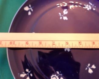 PLL 476 BLOCK "VARIANCE" BIDASOA SPAIN BLUE & WHITE FLORAL - 5 Pieces $ 75