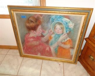 PLL 505 Mary Cassett Print - Framed @ $65