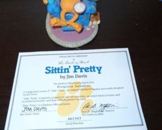 PLL 607 The Danbury Mint Jim Davis Garfield Figurines @ $10 Each