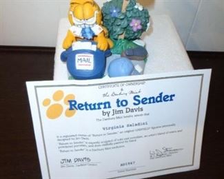 PLL 609 The Danbury Mint Jim Davis Garfield Figurines @ $10 Each