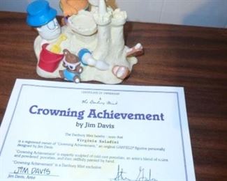 PLL 611 The Danbury Mint Jim Davis Garfield Figurines @ $10 Each