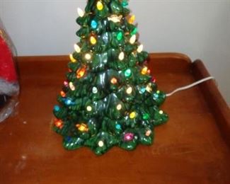 PLL 616 Ceramic Light Up Christmas Tree $25