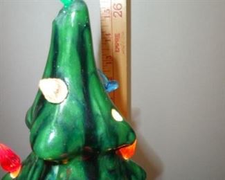 PLL 616 Ceramic Light Up Christmas Tree $25