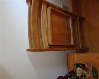 PLL 631 Wood Folding Chairs $8 Each