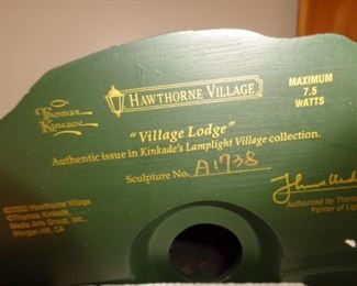 PLL 801 Thomas Kinkade Hawthorne Village "Village Lodge" @ $10