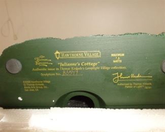 PLL 811 Thomas Kinkade Hawthorne Village "Julianne's Cottage" @ $10