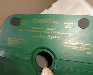 PLL 812 Thomas Kinkade Hawthorne Village "Summer's Cottage" @ $10