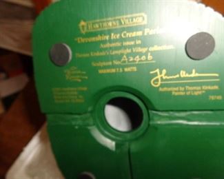 PLL 829 Thomas Kinkade Hawthorne Village "DEVONSHIRE ICE CREAM PALOR " @ $10