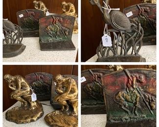 Vintage Bookends LOT - All items pictured for $40  **CALL (847) 630-1009 TO PURCHASE**