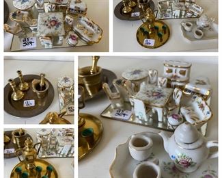 Miniature Tea Set LOT - All items pictured for $25  **CALL (847) 630-1009 TO PURCHASE**