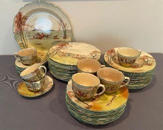 Royal Doulton "Fox Hunting" Dinnerware (not a complete set) ALL $175  **CALL (847) 630-1009 TO PURCHASE**