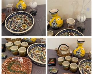 Decorative Pottery and Glass LOT - All items pictured for $35 **CALL (847) 630-1009 TO PURCHASE**
