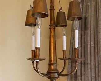 Hanging Mid Century Light Fixture (THERE ARE 2) $75 pair **CALL (847) 630-1009 TO PURCHASE**