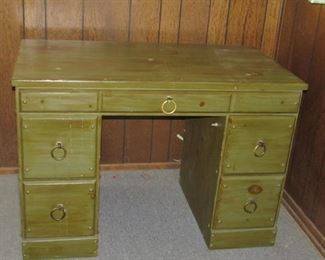 Vintage Green Desk