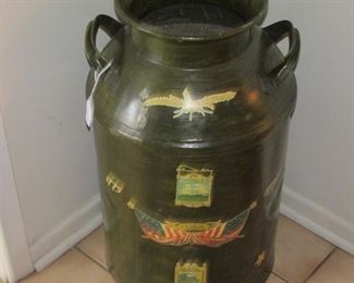 Hand Painted Milk Jug