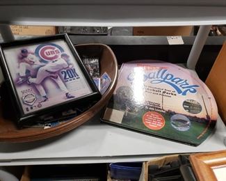 Assorted Sports memorabilia Cubs, Bears White Sox etc. 